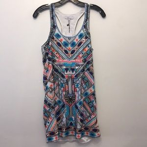 NWT Parker Ornate Beaded Racerback Dress
